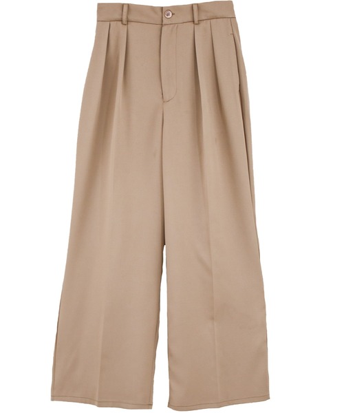 Social GIRL（ソーシャルガール）の「ハイウエストセンタープレスワイドパンツ スラックス（スラックス・レディース・ブルーグレー/グレー/アイボリー/ブラック/チャコール/モカ・L/M）」の9枚目の写真