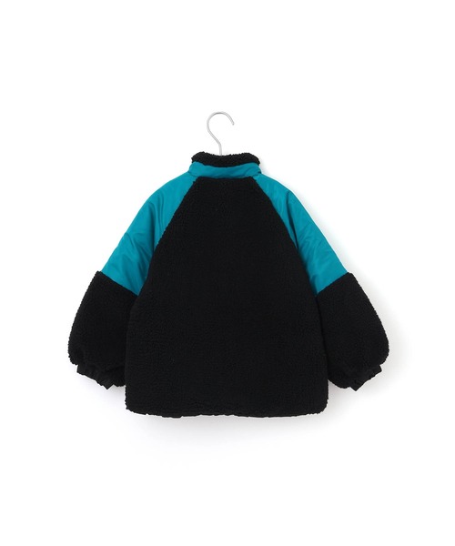 MAKE YOUR DAY（メイクユアデイ）の「ボアナイロン切替ジャケット■80～140cm（その他アウター・キッズ・グレー/カーキ・80/90/100/110/120/130/140）」の13枚目の写真