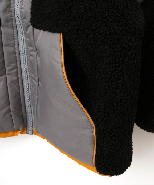 MAKE YOUR DAY（メイクユアデイ）の「ボアナイロン切替ジャケット■80～140cm（その他アウター・キッズ・グレー/カーキ・80/90/100/110/120/130/140）」の19枚目の写真