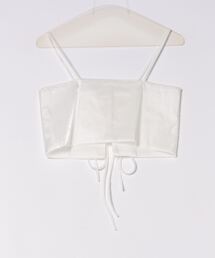 軽やかな着心地ミニマルデザインキャミソール