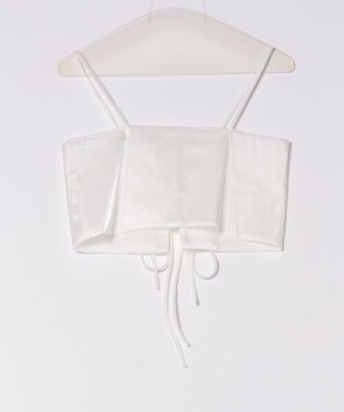 セール】軽やかな着心地ミニマルデザインキャミソール（キャミソール