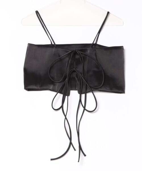 aimoha（アイモハ）の「軽やかな着心地ミニマルデザインキャミソール（キャミソール・レディース・ブラック/グレー/ブラウン/オフホワイト・FREE）」の5枚目の写真