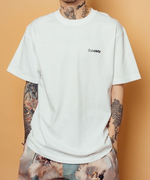 Subciety(サブサエティ)の「2PACK TEE(Tシャツ/カットソー・メンズ・ホワイト×ブラック/ブラック×ブラック/ホワイト×ホワイト・SMALL/MEDIUM/LARGE/X-LARGE/XX-LARGE)」の16枚目の写真