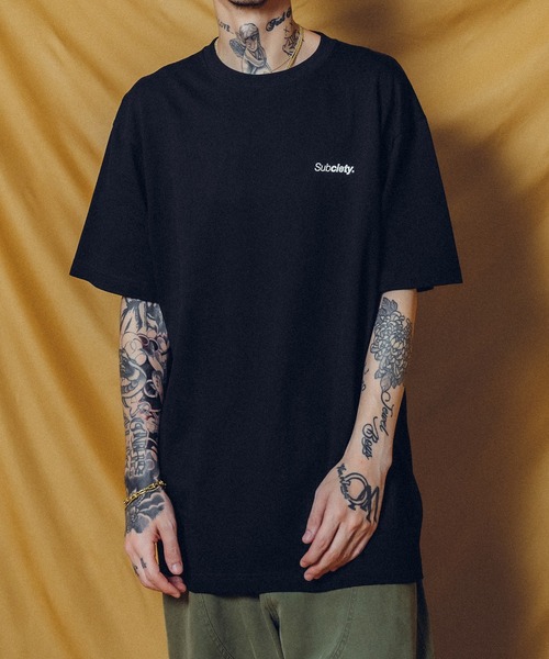 Subciety（サブサエティ）の「2PACK TEE（Tシャツ/カットソー・メンズ・ホワイト×ブラック・SMALL/MEDIUM/LARGE/X-LARGE/XX-LARGE）」の6枚目の写真