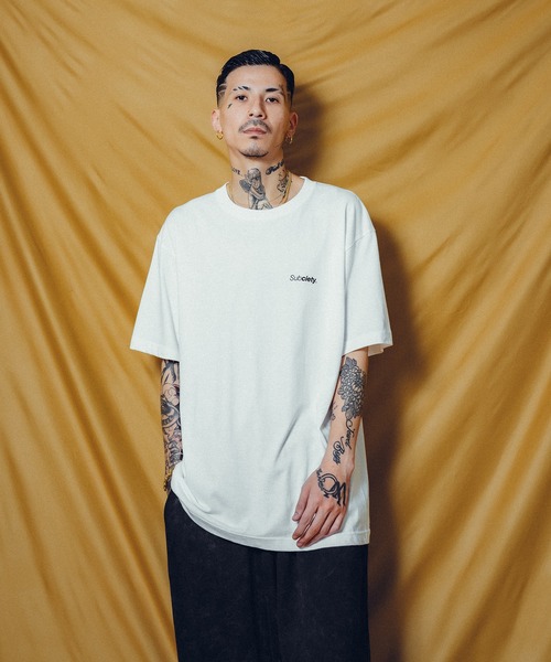 Subciety（サブサエティ）の「2PACK TEE（Tシャツ/カットソー・メンズ・ホワイト×ブラック・SMALL/MEDIUM/LARGE/X-LARGE/XX-LARGE）」の2枚目の写真