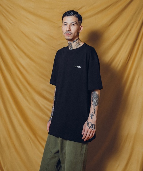 Subciety（サブサエティ）の「2PACK TEE（Tシャツ/カットソー・メンズ・ホワイト×ブラック・SMALL/MEDIUM/LARGE/X-LARGE/XX-LARGE）」の4枚目の写真