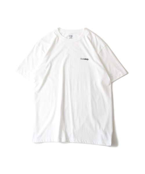 Subciety（サブサエティ）の「2PACK TEE（Tシャツ/カットソー・メンズ・ホワイト×ブラック・SMALL/MEDIUM/LARGE/X-LARGE/XX-LARGE）」の10枚目の写真