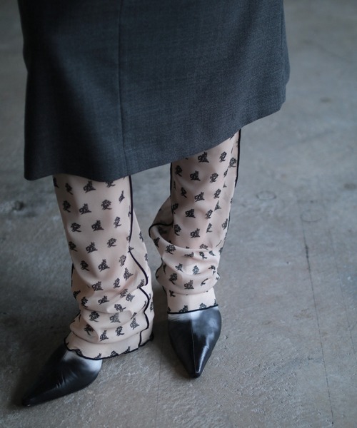 G.V.G.V.（ジーヴィージーヴィー）の「LOVE AND LIE STRECH TULLE LEGGINGS（レギンス/スパッツ・レディース・ベージュ・ONE SIZE）」の2枚目の写真
