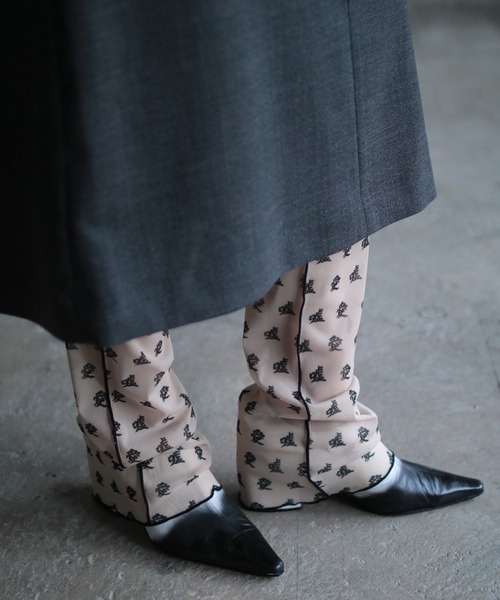 G.V.G.V.（ジーヴィージーヴィー）の「LOVE AND LIE STRECH TULLE LEGGINGS（レギンス/スパッツ・レディース・ベージュ・ONE SIZE）」の3枚目の写真