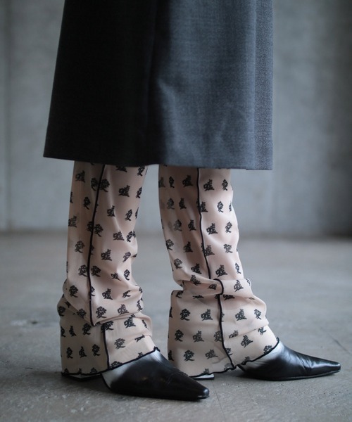 G.V.G.V.（ジーヴィージーヴィー）の「LOVE AND LIE STRECH TULLE LEGGINGS（レギンス/スパッツ・レディース・ベージュ・ONE SIZE）」の4枚目の写真