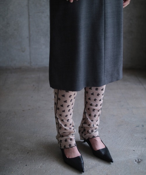 G.V.G.V.（ジーヴィージーヴィー）の「LOVE AND LIE STRECH TULLE LEGGINGS（レギンス/スパッツ・レディース・ベージュ・ONE SIZE）」の12枚目の写真