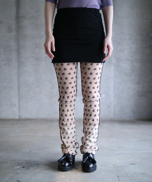 G.V.G.V.（ジーヴィージーヴィー）の「LOVE AND LIE STRECH TULLE LEGGINGS（レギンス/スパッツ・レディース・ベージュ・ONE SIZE）」の19枚目の写真