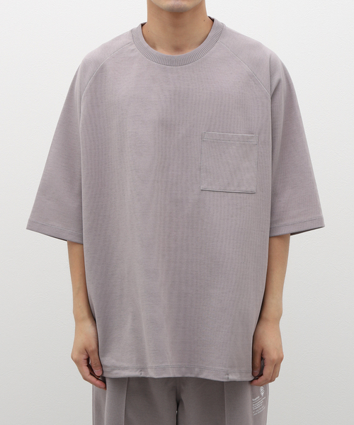 417 EDIFICE(フォーワンセブンエディフィス)の「”PERFECTECH” カノコ Tシャツ(Tシャツ/カットソー・メンズ・ライトグレー/チャコールグレー/ネイビー・LARGE/MEDIUM/SMALL)」の1枚目の写真