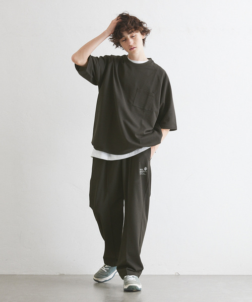 417 EDIFICE(フォーワンセブンエディフィス)の「”PERFECTECH” カノコ Tシャツ(Tシャツ/カットソー・メンズ・ライトグレー/チャコールグレー/ネイビー・LARGE/MEDIUM/SMALL)」の17枚目の写真