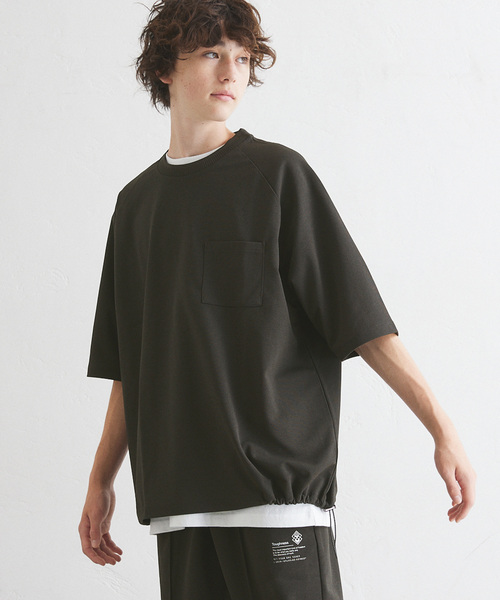 417 EDIFICE(フォーワンセブンエディフィス)の「”PERFECTECH” カノコ Tシャツ(Tシャツ/カットソー・メンズ・ライトグレー/チャコールグレー/ネイビー・LARGE/MEDIUM/SMALL)」の11枚目の写真