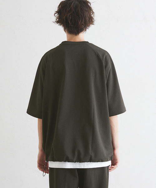 417 EDIFICE(フォーワンセブンエディフィス)の「”PERFECTECH” カノコ Tシャツ(Tシャツ/カットソー・メンズ・ライトグレー/チャコールグレー/ネイビー・LARGE/MEDIUM/SMALL)」の9枚目の写真