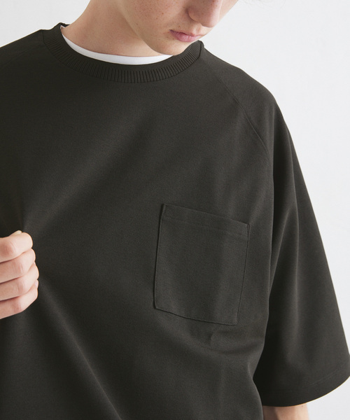 417 EDIFICE(フォーワンセブンエディフィス)の「”PERFECTECH” カノコ Tシャツ(Tシャツ/カットソー・メンズ・ライトグレー/チャコールグレー/ネイビー・LARGE/MEDIUM/SMALL)」の19枚目の写真