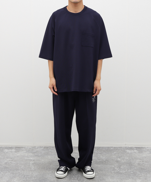 417 EDIFICE(フォーワンセブンエディフィス)の「”PERFECTECH” カノコ Tシャツ(Tシャツ/カットソー・メンズ・ライトグレー/チャコールグレー/ネイビー・LARGE/MEDIUM/SMALL)」の20枚目の写真