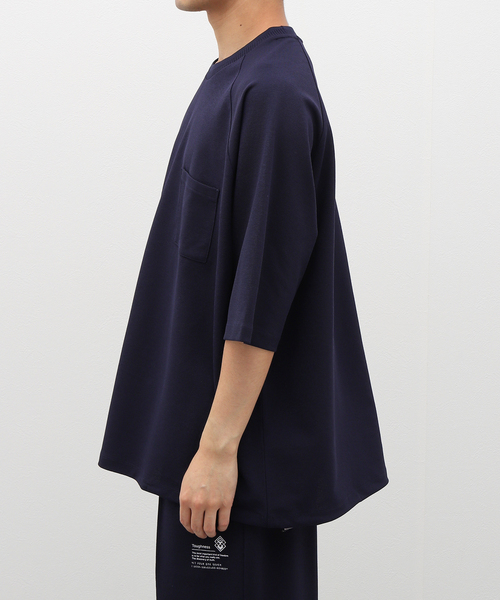 417 EDIFICE(フォーワンセブンエディフィス)の「”PERFECTECH” カノコ Tシャツ(Tシャツ/カットソー・メンズ・ライトグレー/チャコールグレー/ネイビー・LARGE/MEDIUM/SMALL)」の22枚目の写真