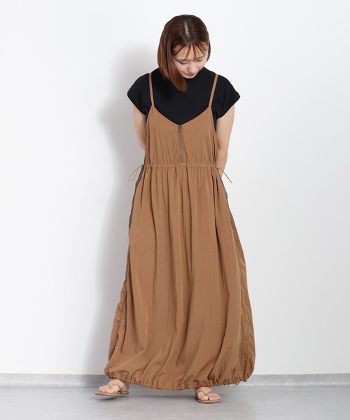 cepo(セポ)の「【セットアイテム】モックネックTee&ラインメッシュジャンプスカート(ワンピース・レディース・チャコール/モカ・M)」の21枚目の写真