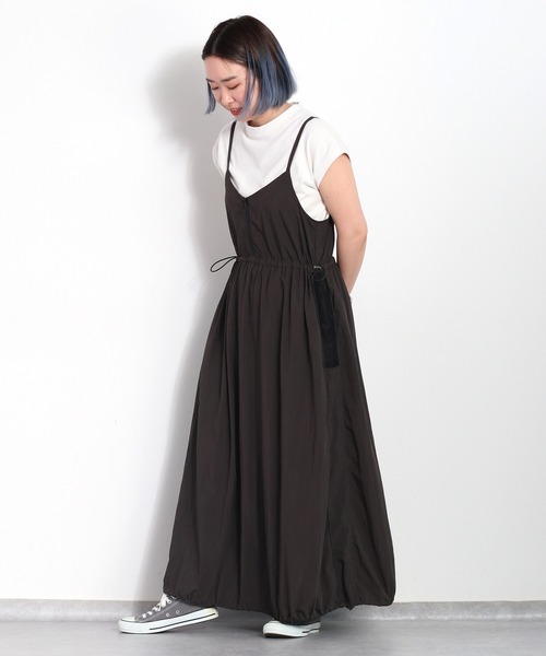 cepo(セポ)の「【セットアイテム】モックネックTee&ラインメッシュジャンプスカート(ワンピース・レディース・チャコール/モカ・M)」の8枚目の写真