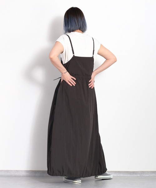 cepo(セポ)の「【セットアイテム】モックネックTee&ラインメッシュジャンプスカート(ワンピース・レディース・チャコール/モカ・M)」の10枚目の写真
