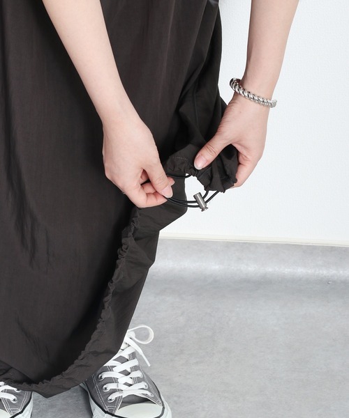cepo(セポ)の「【セットアイテム】モックネックTee&ラインメッシュジャンプスカート(ワンピース・レディース・チャコール/モカ・M)」の22枚目の写真