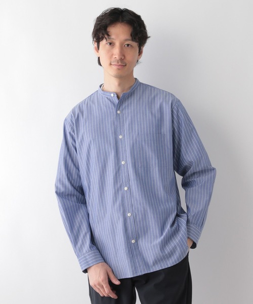 セール】サラサマバンドカラーシャツ/116330（シャツ/ブラウス