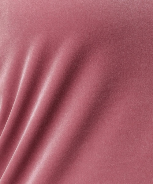 A part by(アパートバイ)の「ベロアタンク(タンクトップ・レディース・ブラウン/ピンク系その他2/ブラック/アイボリー・FREE)」の10枚目の写真