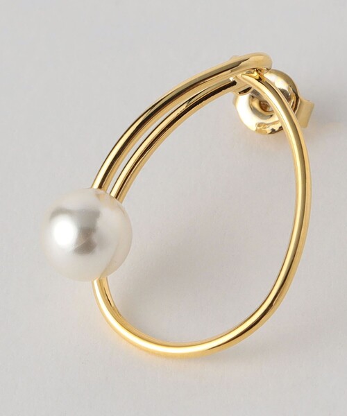 green label relaxing（グリーンレーベルリラクシング）の「シズクフレーム&FKPL ピアス（ピアス（両耳用）・レディース・ゴールド/シルバー・FREE）」の6枚目の写真