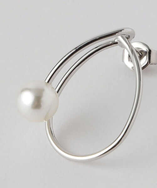 green label relaxing（グリーンレーベルリラクシング）の「シズクフレーム&FKPL ピアス（ピアス（両耳用）・レディース・ゴールド/シルバー・FREE）」の7枚目の写真