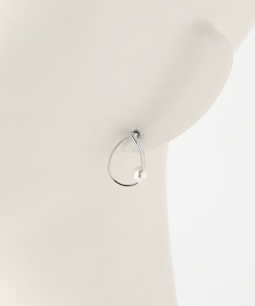 green label relaxing（グリーンレーベルリラクシング）の「シズクフレーム&FKPL ピアス（ピアス（両耳用）・レディース・ゴールド/シルバー・FREE）」の9枚目の写真