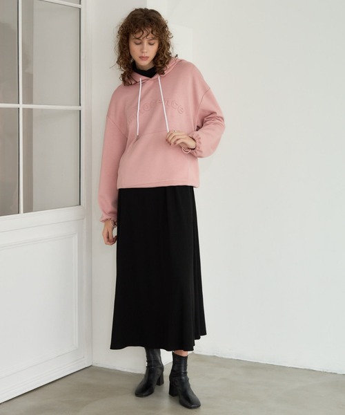 Formeque(フォルミーク)の「フレアリブワンピース(ワンピース・レディース・ブラック/オリーブ・FREE)」の12枚目の写真