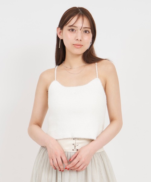 ROYAL PARTY(ロイヤルパーティー)の「カラーシャギーニットアンサンブル(ニット/セーター・レディース・オフホワイト/ピンク/ネイビー・FREE)」の20枚目の写真