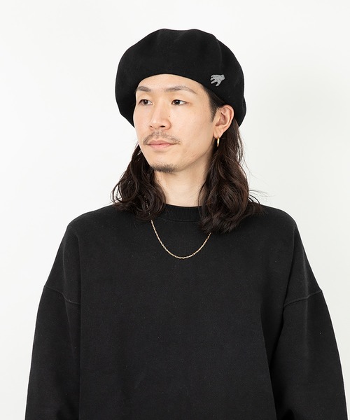 CA4LA ベレー帽　黒 CHERBS BERET(ONESIZE BLACK): ベレー｜帽子通販｜CA4LA（カシラ