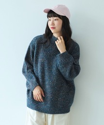 Melange yarn　ハイネックプルオーバー