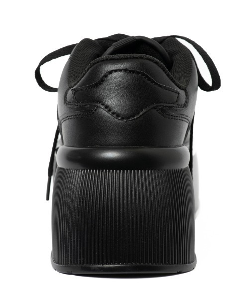 R&E（アールアンドイー）の「【R&E】プレートポイント厚底LOWカットスニーカー（スニーカー・レディース・ブラック/ホワイト/ベージュ・S/M/L/LL）」の9枚目の写真