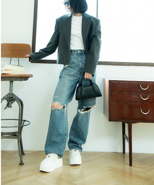 R&E（アールアンドイー）の「【R&E】プレートポイント厚底LOWカットスニーカー（スニーカー・レディース・ブラック/ホワイト/ベージュ・S/M/L/LL）」の17枚目の写真