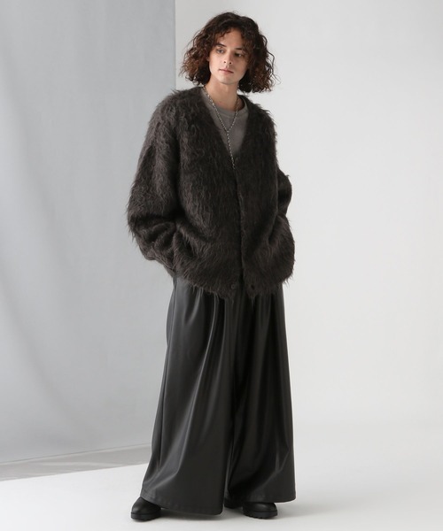 HARE（ハレ）の「【SET UP対応】DABOルーズレザーワイドパンツ(HARE)（その他パンツ・メンズ・ブラック/ブラック系その他・SMALL/MEDIUM/LARGE）」の6枚目の写真