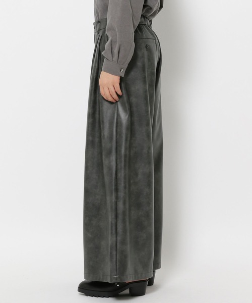 HARE（ハレ）の「【SET UP対応】DABOルーズレザーワイドパンツ(HARE)（その他パンツ・メンズ・ブラック/ブラック系その他・SMALL/MEDIUM/LARGE）」の19枚目の写真