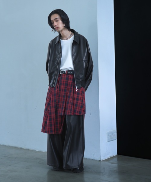 HARE（ハレ）の「【SET UP対応】DABOルーズレザーワイドパンツ(HARE)（その他パンツ・メンズ・ブラック/ブラック系その他・SMALL/MEDIUM/LARGE）」の22枚目の写真