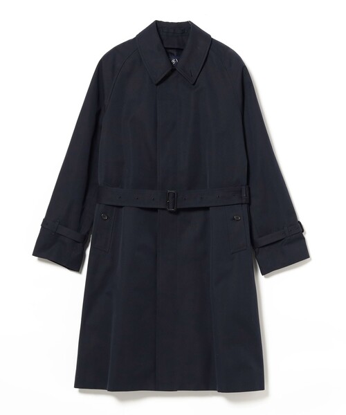 BEAMS F（ビームスエフ）の「OLMETEX コットン シングル ラグランスリーブ ベルテッドコート（トレンチコート・メンズ・オリーブ/ネイビー・38/40/42/36）」の18枚目の写真