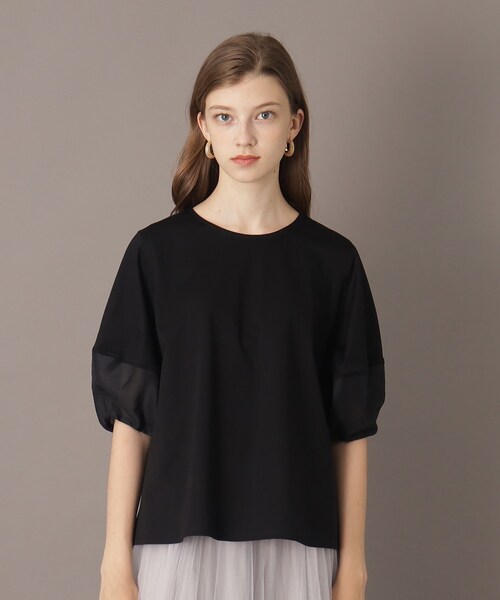 DRESSTERIOR（ドレステリア）の「コクーンスリーブプルオーバー（Tシャツ/カットソー・レディース・ホワイト/ブラック/オリーブ・34/36）」の13枚目の写真
