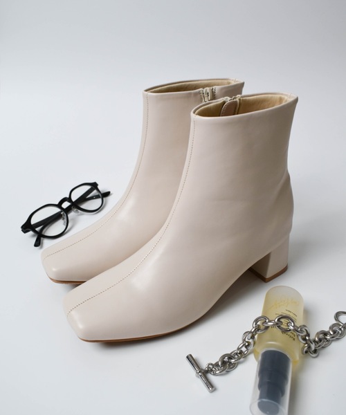 【セール】EVOL / ソフトスクエアショートブーツ / IX5473（ブーツ）｜EVOL（イーボル）