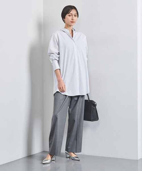 UNITED ARROWS（ユナイテッドアローズ）の「RIOPELE ストレート パンツ（その他パンツ・レディース・グレー/ライトグレー/ベージュ・40/38/34/36）」の5枚目の写真