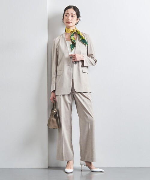 UNITED ARROWS（ユナイテッドアローズ）の「RIOPELE ストレート パンツ（その他パンツ・レディース・グレー/ライトグレー/ベージュ・40/38/34/36）」の11枚目の写真