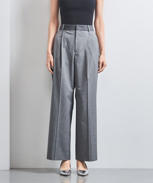 UNITED ARROWS（ユナイテッドアローズ）の「RIOPELE ストレート パンツ（その他パンツ・レディース・グレー/ライトグレー/ベージュ・40/38/34/36）」の12枚目の写真