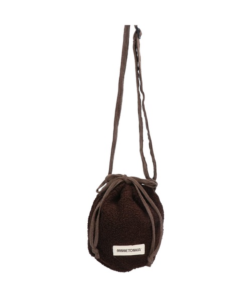 Minnetonka(ミネトンカ)の「【MINNETONKA/ミネトンカ】BOA PURSE BAG ボアバッグ(ショルダーバッグ・レディース・ブラック/アイボリー/ブラウン・FREE)」の1枚目の写真
