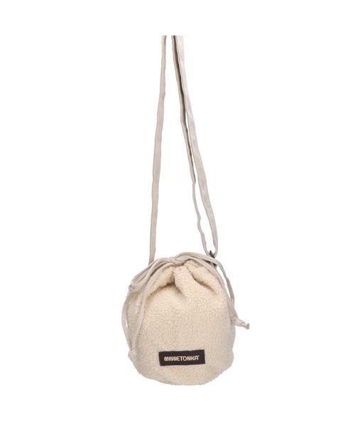 Minnetonka(ミネトンカ)の「【MINNETONKA/ミネトンカ】BOA PURSE BAG ボアバッグ(ショルダーバッグ・レディース・ブラック/アイボリー/ブラウン・FREE)」の2枚目の写真