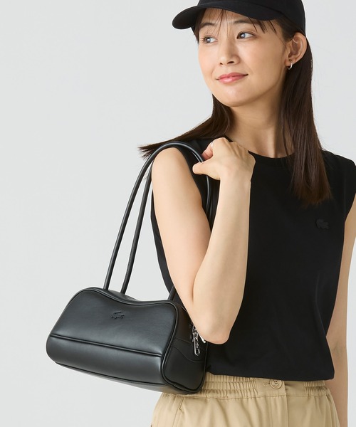 ローラレザーショルダーバッグ（ショルダーバッグ）｜LACOSTE